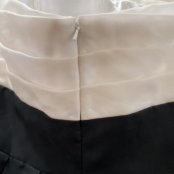White House Black Market Silk Strapless Dress, size 8