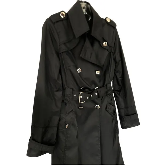 White House Black Market Trench Coat Rain Coat With Belt Size XS