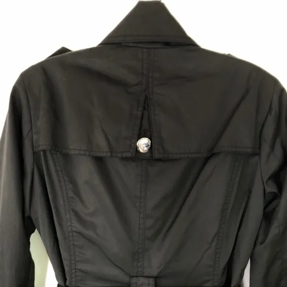 White House Black Market Trench Coat Rain Coat With Belt Size XS