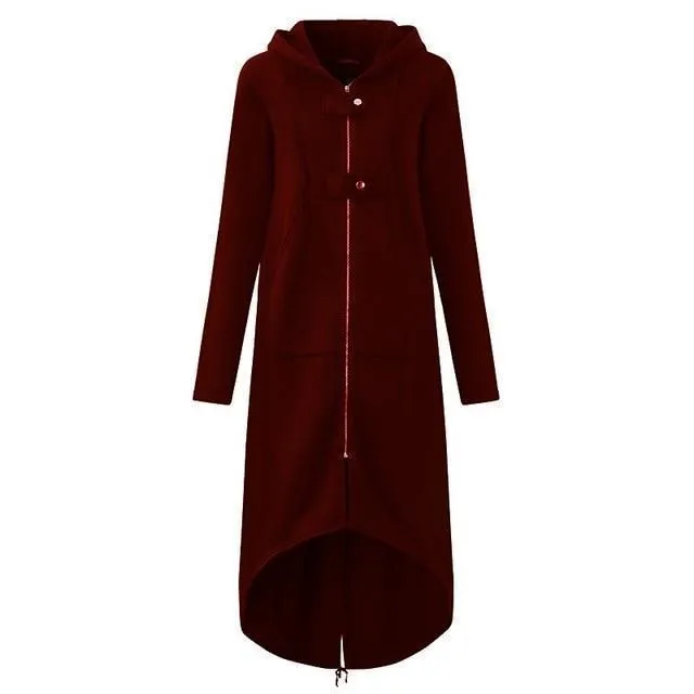 Women's Hooded Trench Coat