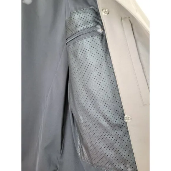 Women's London Fog Jacket Coat Midi Trench Coat Olive Green M